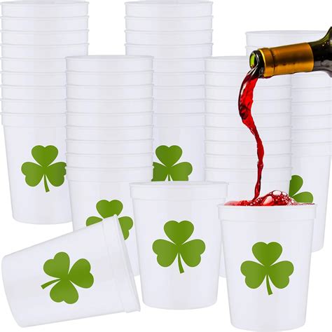 Amazon Patelai Pcs St Patricks Day Party Plastic Cups Bulk