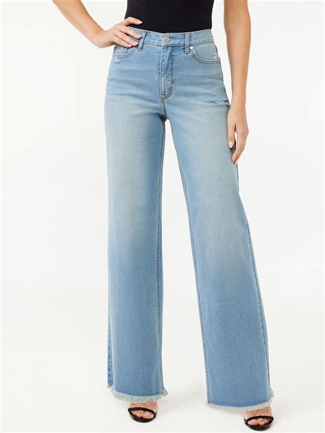 Sofia Jeans Women S Diana Palazzo Super High Rise Jeans Walmart