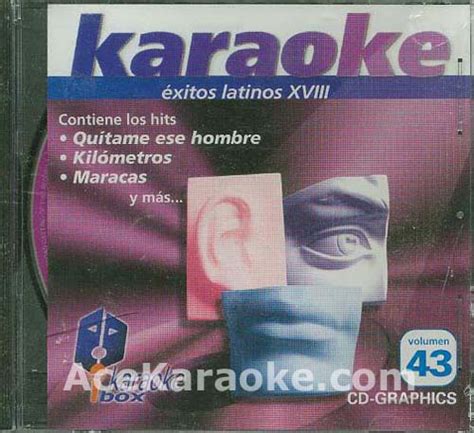 KARAOKE BOX SPANISH CDG Exitos Latinos XVIII Vol 43