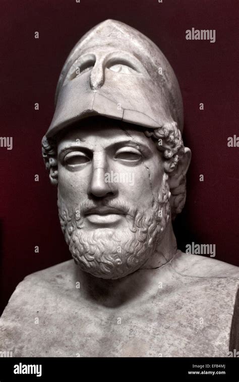 Bust of Pericles bearing the inscription “Pericles, son of Xanthippus ...