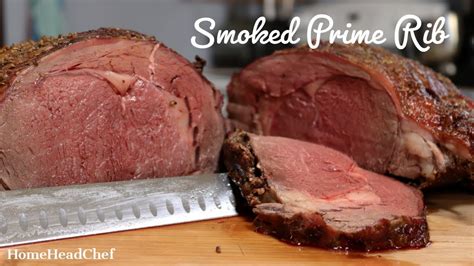 Smoked Prime Rib On The Pit Boss Smoker Youtube