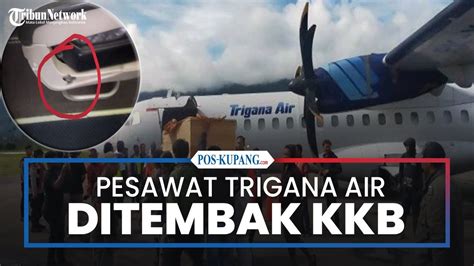 Pesawat Trigana Ditembak KKB Saat Lepas Landas Di Bandara Dekai