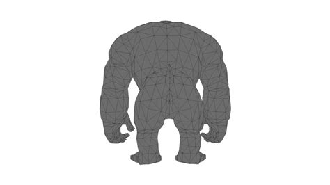 Gorilla Model Turbosquid 2247912