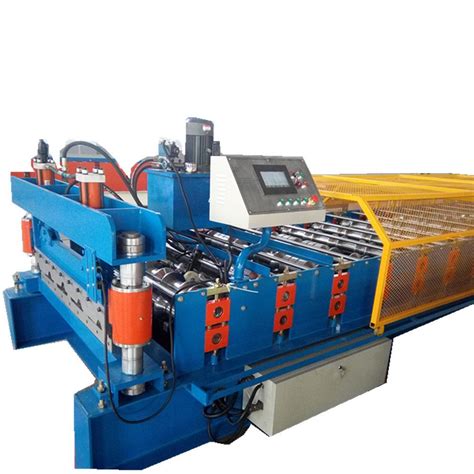 9 5kw Fully Automatic Box Profile Metal Roofing Sheet Machine Job