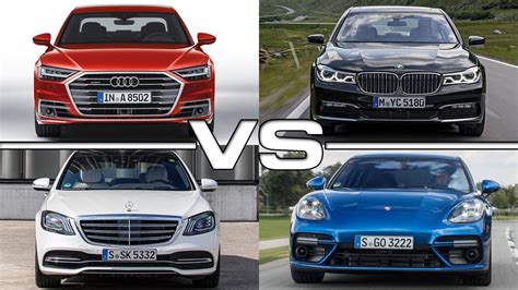 Audi A Vs Bmw Series Vs Mercedes S Class Vs Porsche Panamera Youtube