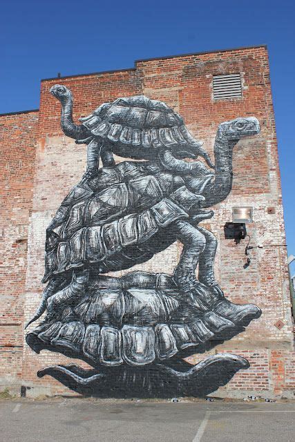 Roa New Mural In Richmond USA Part II Murals Street Art Street