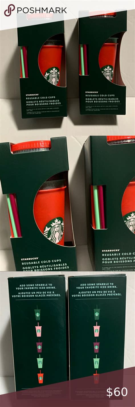 Starbucks Glitter Cold Cup 1 Pack Coffee And Tea Accessories