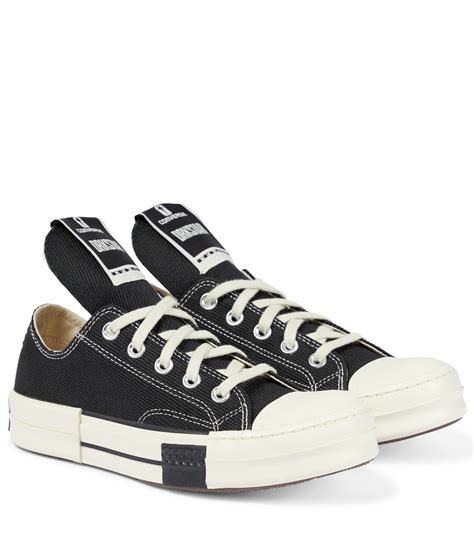 Rick Owens X Converse Drkstar Chuck 70 Low Top Sneakers Rick Owens