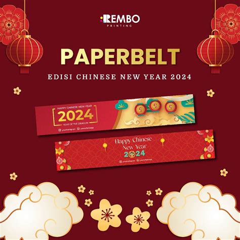 Jual Paperbelt Edisi Imlek Chinese New Year Tahun Baru China Paper