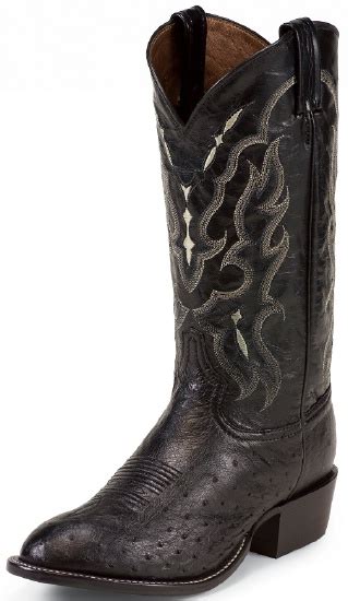 Tony Lama Ct871 Mens Exotic Collection Western Boot With Black Smooth