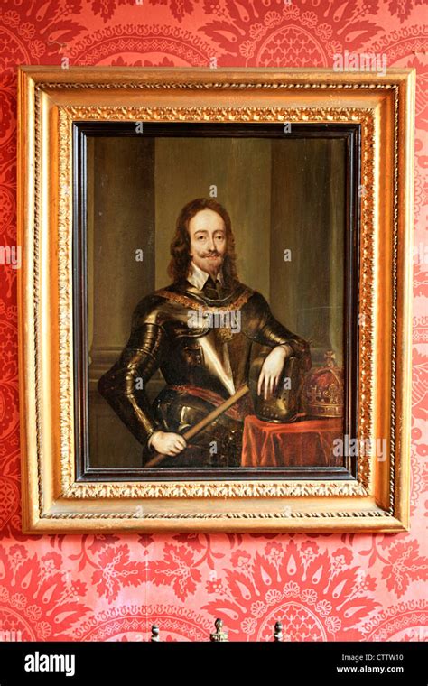 Painting Of King Charles I Of England At Athelhampton House Dorset