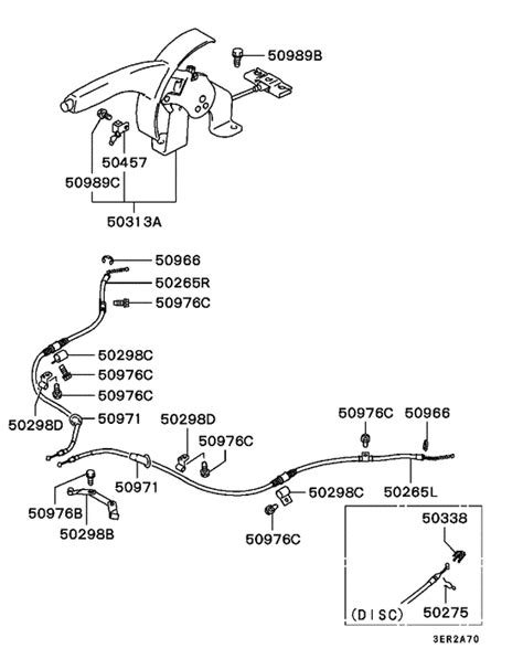 Parking Brake Control For Mitsubishi Lancer Ck A Japan