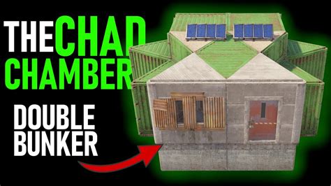 The ULTIMATE CHAD CHAMBER 2x1 Solo Rust Base Design Double Bunker