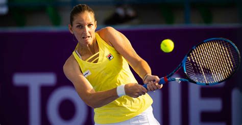 Tennis WTA Dubai Duty Free Championships 2023 Pliskova Downs