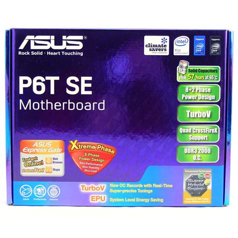 Asus P6t Se Motherboard Review Introduction