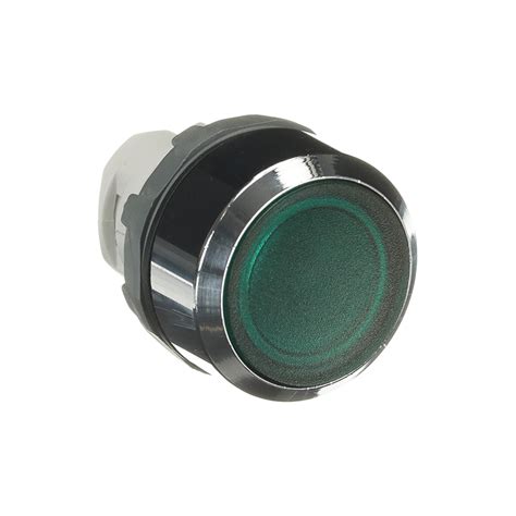 Promelsa Pulsador Luminoso Rasante Led Verde Vac Mm Na Pl Stico