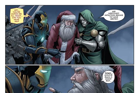 Santa Gets It King In Black Iron Man Doctor Doom R Marvel