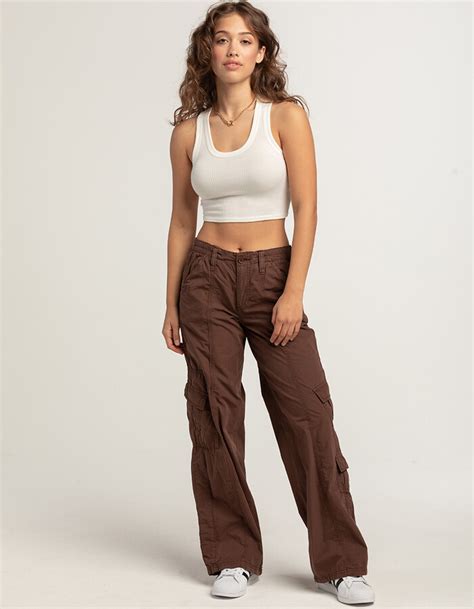 BDG Y2K Womens Low Rise Poplin Cargo Pants ShopStyle