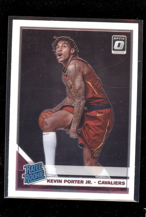 Kevin Porter Jr 2020 Panini Donruss Optic Rated Rookies Road