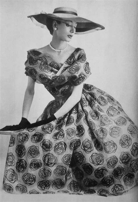 Christian Dior P E 1953 Photo Eugène Rubin Christian Dior 1950s Haute