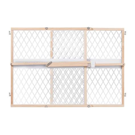 Summer Infant In Secure Pressure Mount Wood Plastic Mesh Gate