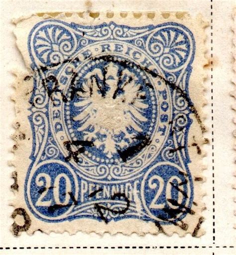 Germany Weimar Republic Deutsches Reich Pfennige Ultramarine