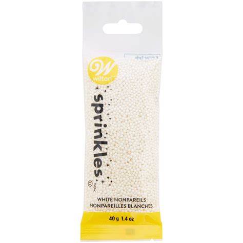 Nonpareils Sprinkles Pouch White Party City