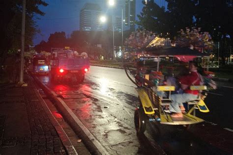 Foto Delman Boleh Beroperasi Sabtu Dan Minggu Di Monas Para Kusir