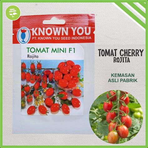 Jual Benih Tomat Ceri Cherry Cery Unggul Rojita Kemasan Original