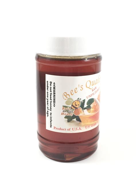 Orange Honey 1 Lb Jar Bees Quality Honey Bees Quality Honey