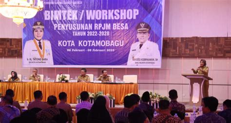 Buka Workshop Penyusunan RPJMdes 2022 2028 Ini Pesan Tatong Bagi