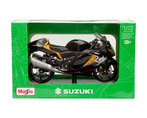 Maisto 112 2022 Suzuki Hayabusa Blackgold Motorcycles M And J