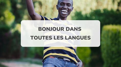 Comment Dire Bonjour Dans Toutes Les Langues AmazingTalker