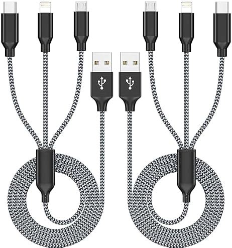 Amazon Multi Charging Cable Pack Ft Mfi Certified