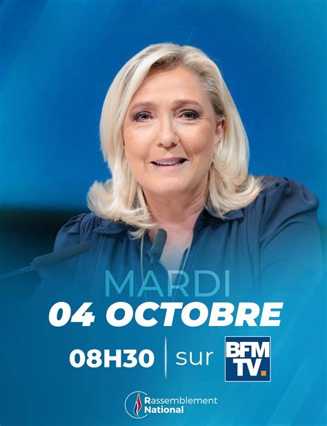 Marine Le Pen On Twitter Je Serai Ce Mardi H Linvit E De