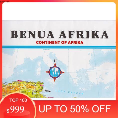 Jual PETA LIPAT BENUA AFRIKA CONTINENT OF AFRIKA Indonesia Shopee