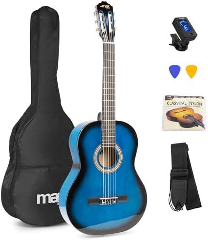 Pack Guitare Classique 4 4 Adulte 6 Accessoires Cour Vidéo et CD