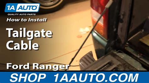 How To Replace Tailgate Cables 93 97 Ford Ranger Youtube