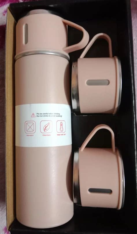 Ml Stainless Steel Vaccum Flask Set At Rs In New Delhi Id