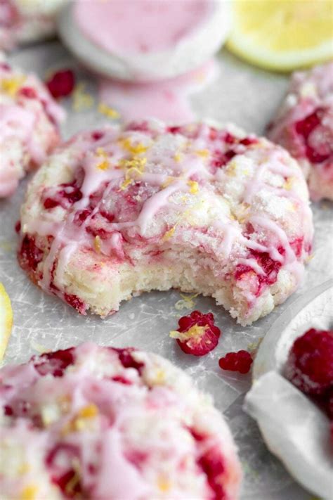 Lemon Raspberry Cookies Lane And Grey Fare