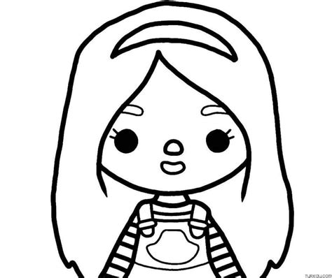 Toca Boca Hat Coloring Page Turkau