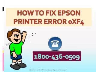 Ppt How To Fix Epson Printer Error Powerpoint Presentation