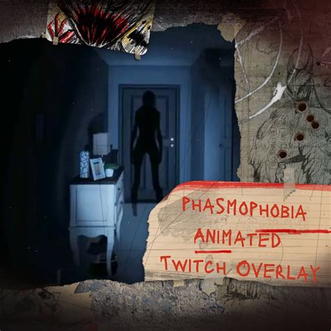 Animated Twitch Overlay Phasmophobia Goth Horror Stream Etsy Israel