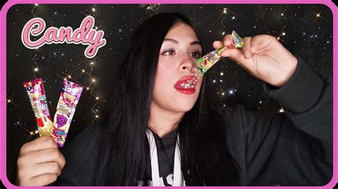 ASMR Comiendo Dulces Que Truenan En La Boca Mouth Sounds YouTube