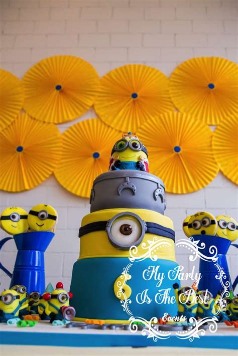 Despicable Me Minions Birthday Party Ideas Photo 41 Of 43 Catch My Party