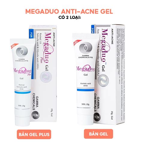 Gel Dưỡng Trị Mụn Làm Mờ Thâm Mụn Megaduo Anti Acne Gel 15g THẾ GIỚI