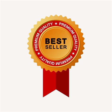 Golden Best Seller Badge Best Seller Award Vector Art At Vecteezy