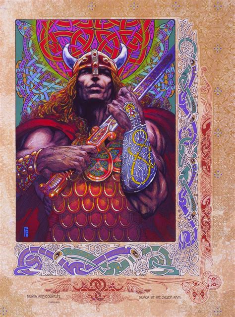 Tuatha Dé Danann Gods Set 1 Jim Fitzpatrick In 2020 Celtic Art