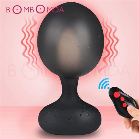 Consolador Anal Inflable Para Hombres Vibrador Inal Mbrico Con Control