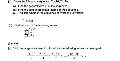 Solved A Given The Following Sequence 28142026